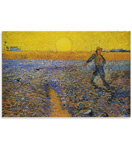 Amazon.co.jp: 世界の名画 ゴッホ アルルの跳ね橋 ジークレー技法 高級